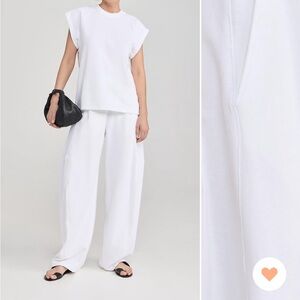 Tibi Summer Winslow SweatShirting Pants
